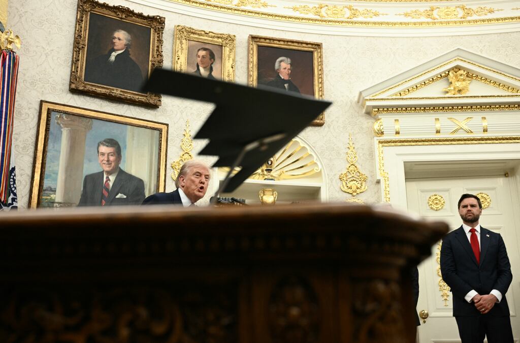 Trump Does the Near Impossible by Stuffing More Gold into Oval Office