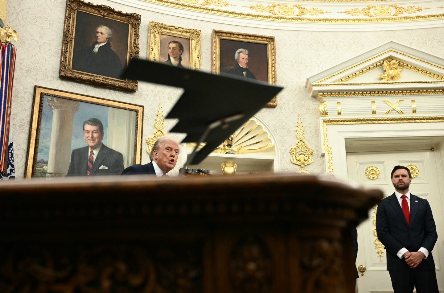 Trump Does the Near Impossible by Stuffing More Gold into Oval Office