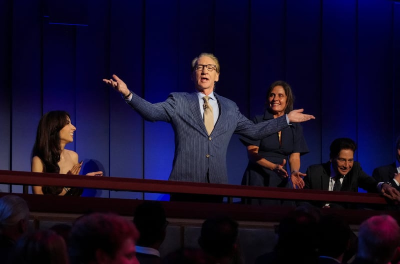 Comedian Bill Maher speaks on the day he receives the Mark Twain Prize for American Humor at the Kennedy Center, in Washington, D.C., U.S., June 28, 2026.