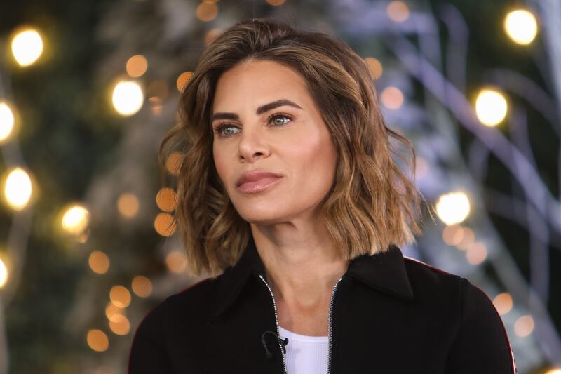 Jillian Michaels visits Hallmark Channel's "Home & Family" at Universal Studios Hollywood on December 22, 2020 in Universal City, California.