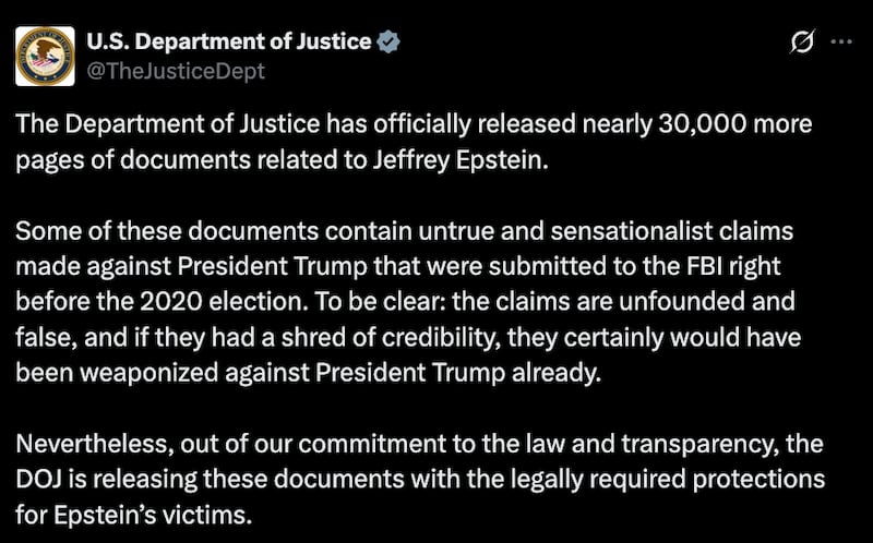 DoJ Post