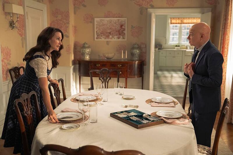 Kristin Davis and Evan Handler.