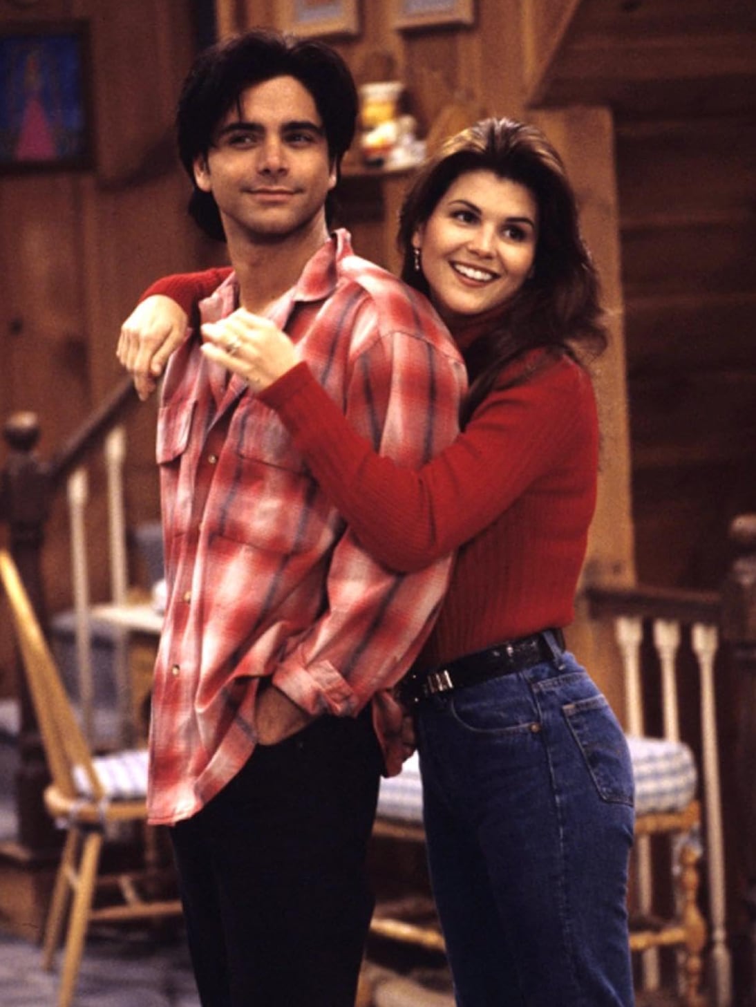 Stamos played in 'Full House' from 1987 to 1995. Pictured with Lori Loughlin.