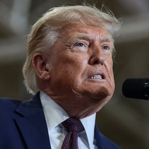 U.S. President Donald Trump delivers remarks during a visit to a Mack Trucks' assembly plant, in Macungie, Pennsylvania, U.S., June 23, 2026. REUTERS/Evelyn Hockstein