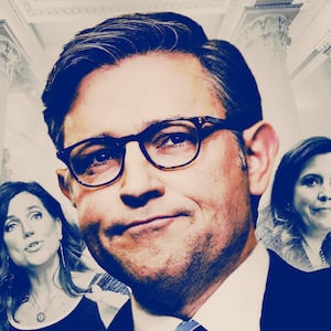 Marjorie Taylor Greene Nancy Mace, Mike Johnson, Elise Stefanik, and Anna Paulina Luna