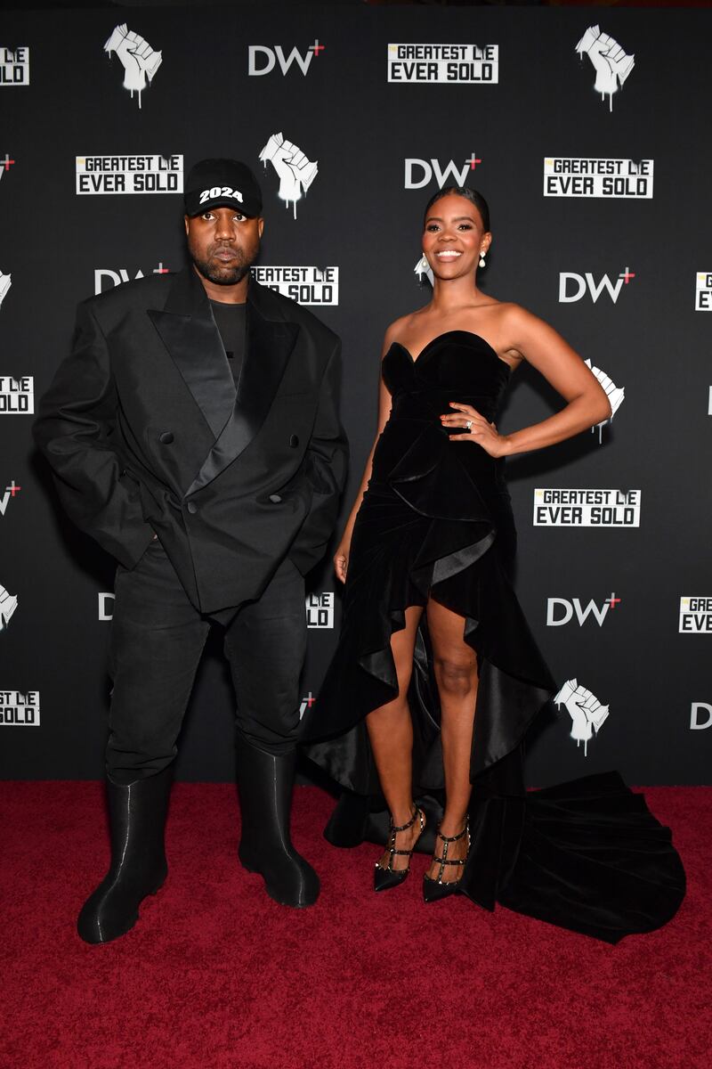Kanye West and Candace Owens