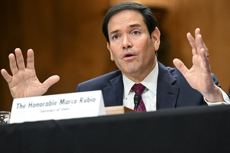 Secretary of State Marco Rubio said Trump saying Iceland instead of Greenland at Davos was a "verbal stumble" during a Senate Foreign Relations Committee hearing on January 28, 2026 before alluding to President Joe Biden's own gaffes.