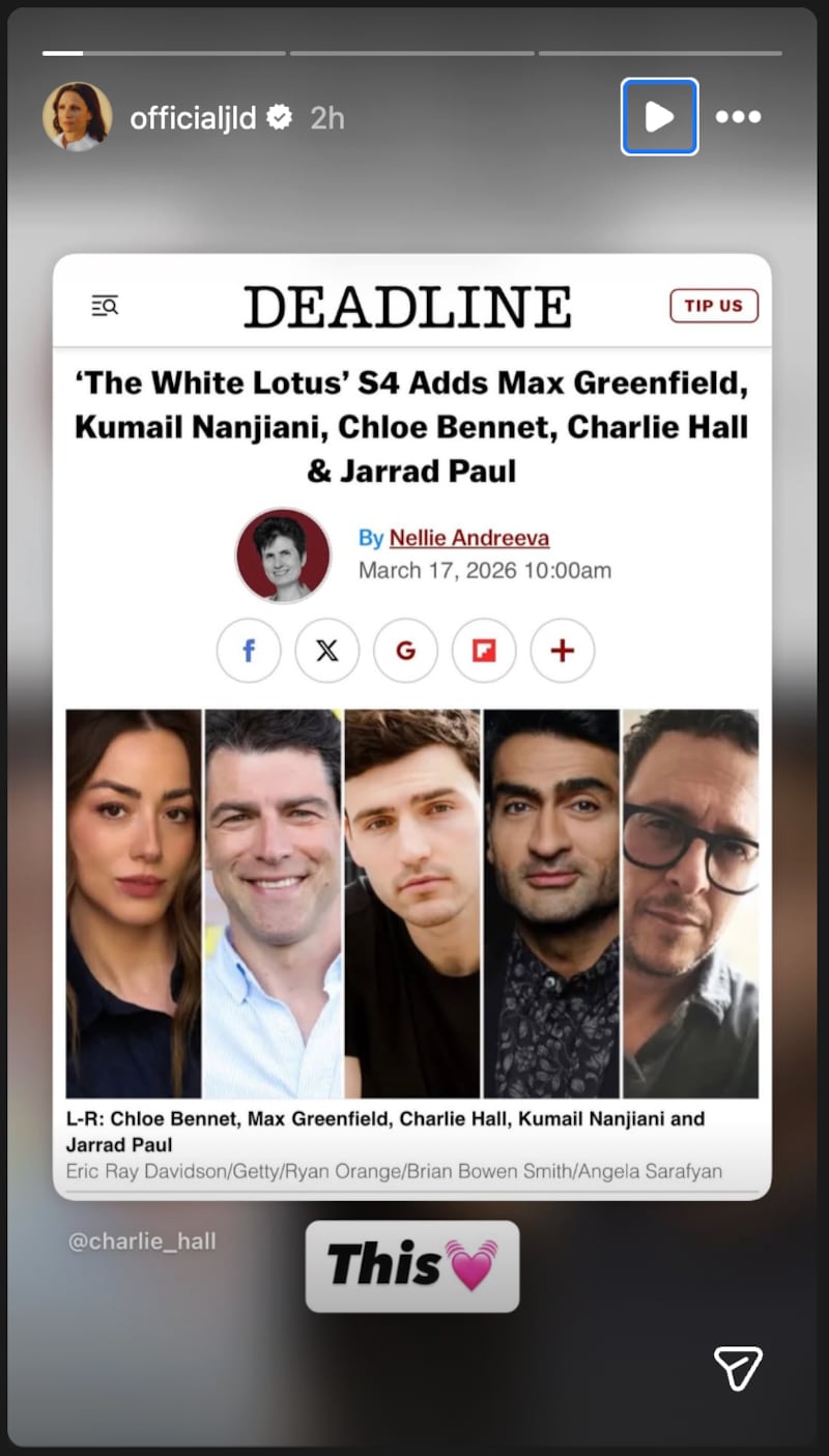 Julia Louis-Dreyfus/Instagram