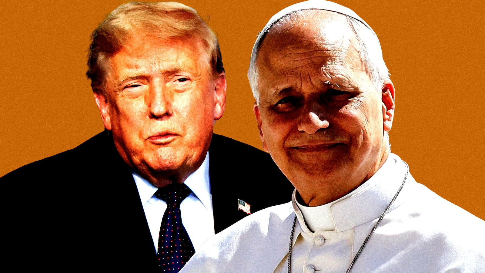 Pope Leo, Donald Trump