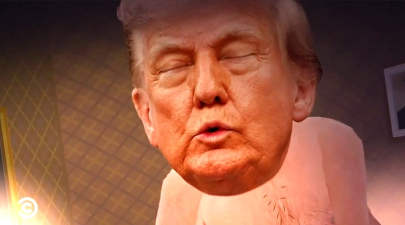 South Park, Trump's face mid-coitus