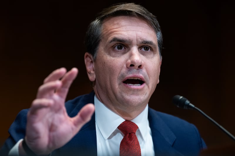 Acting Attorney General Todd Blanche would not commit to making sure violent offenders who beat Capitol police on January 6 were not eligible for payouts from the new $1.776 billion fund while testifying before a Senate subcommittee on Capitol Hill on May 19, 2026.