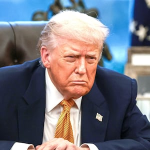 President Donald Trump in the Oval Office in the White House in Washington, D.C., U.S., January 14, 2026.