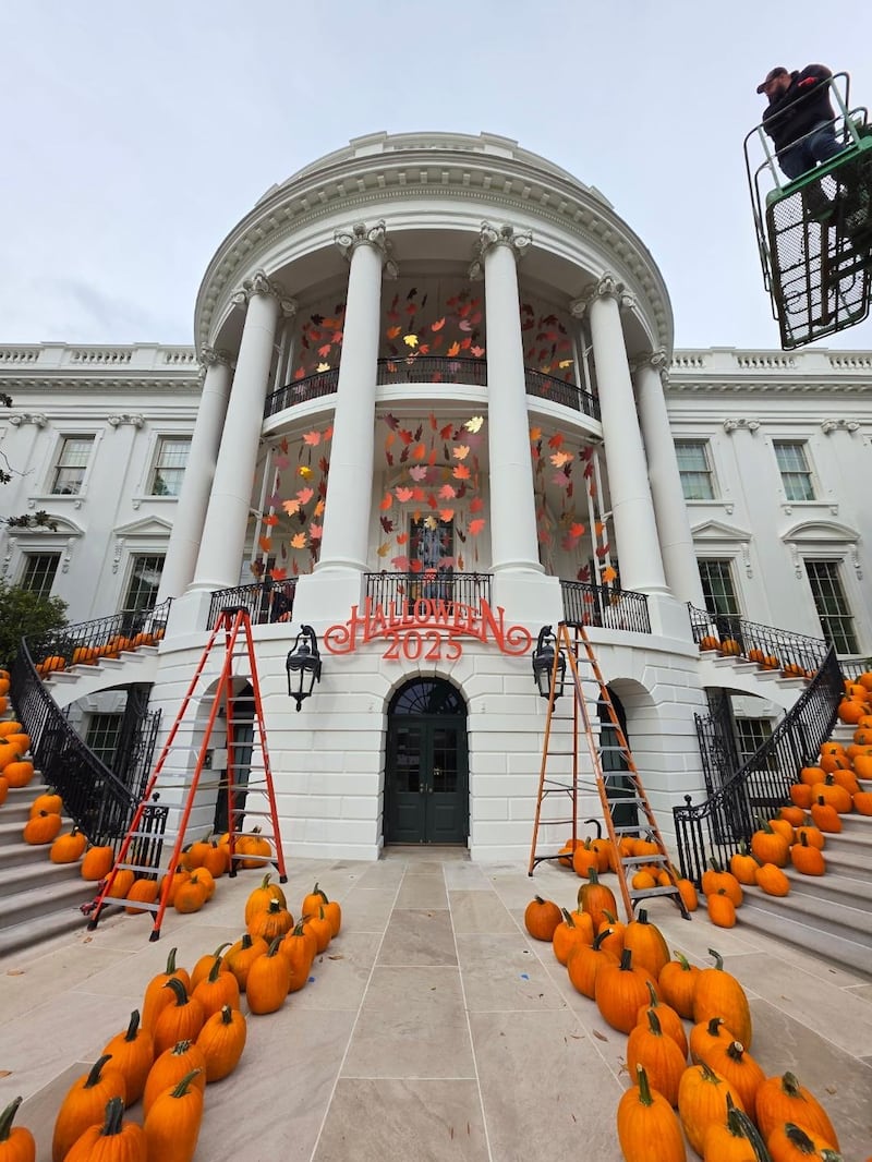 White House on Halloween
