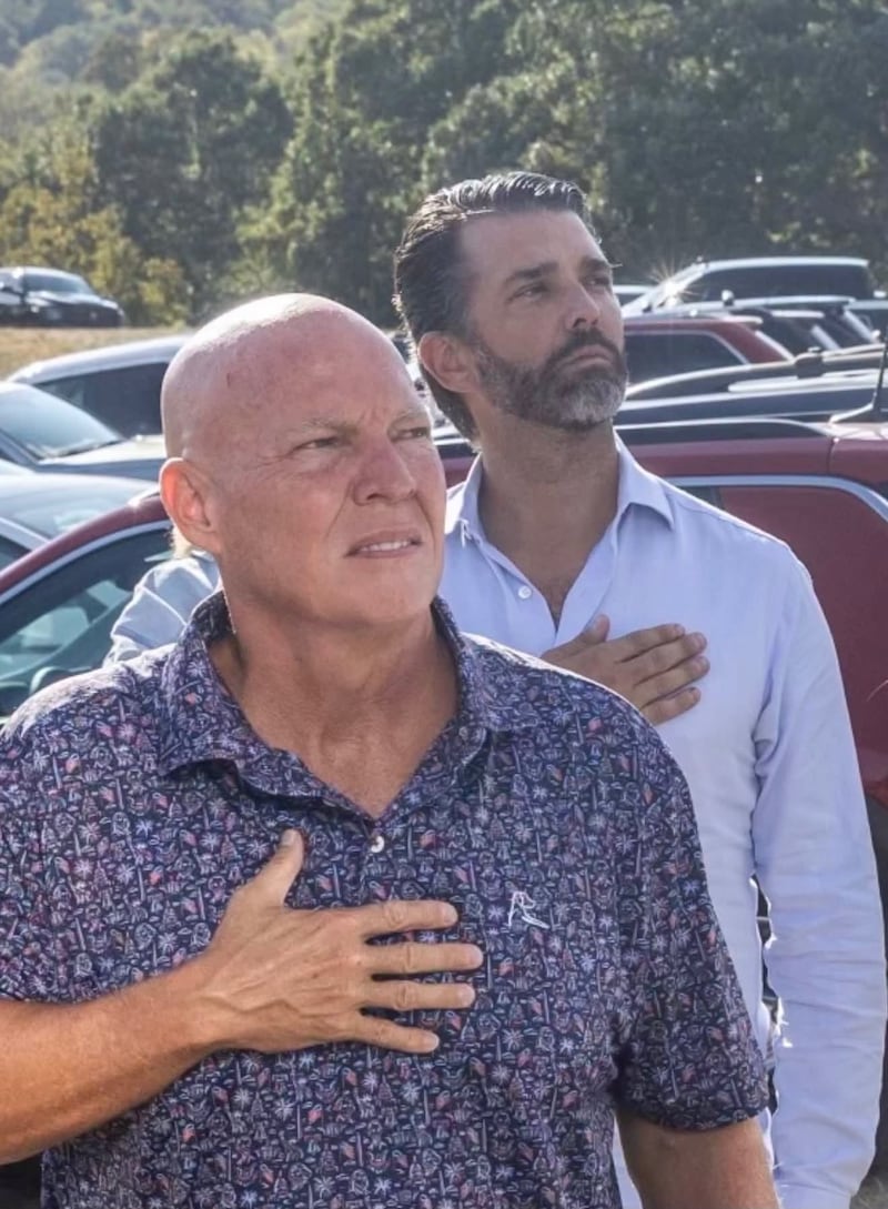 Eric Deters with Donald Trump Jr. at Freedom Fest 2025