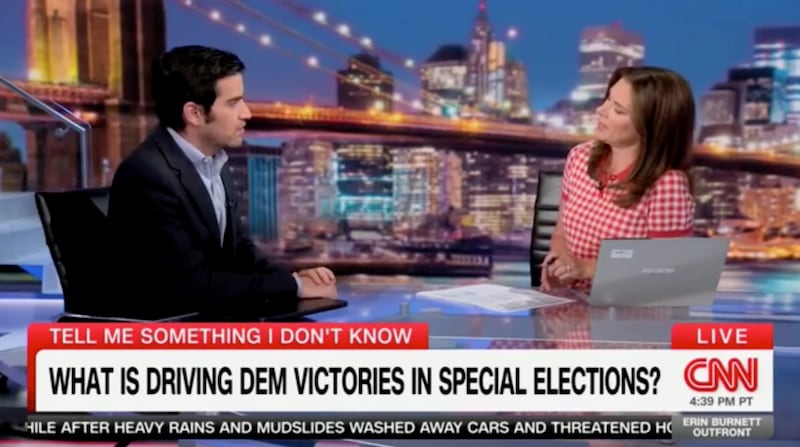 Harry Enten and Erin Burnett discuss Trump's popularity on CNN.