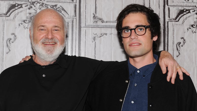 Director Rob Reiner and his son Nick Reiner attend AOL Build Presents: "Being Charlie" at AOL Studios In New York on May 4, 2016 in New York City.