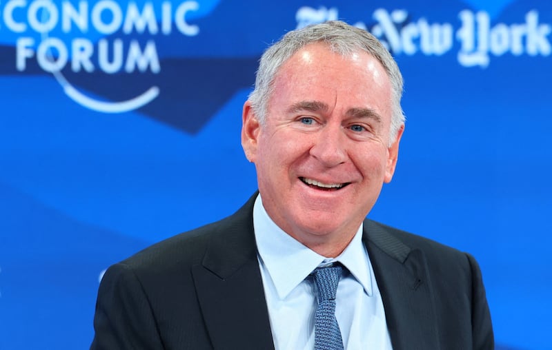 Citadel Founder and CEO Ken Griffin attends the 56th annual World Economic Forum (WEF) meeting in Davos, Switzerland, January 21, 2026.