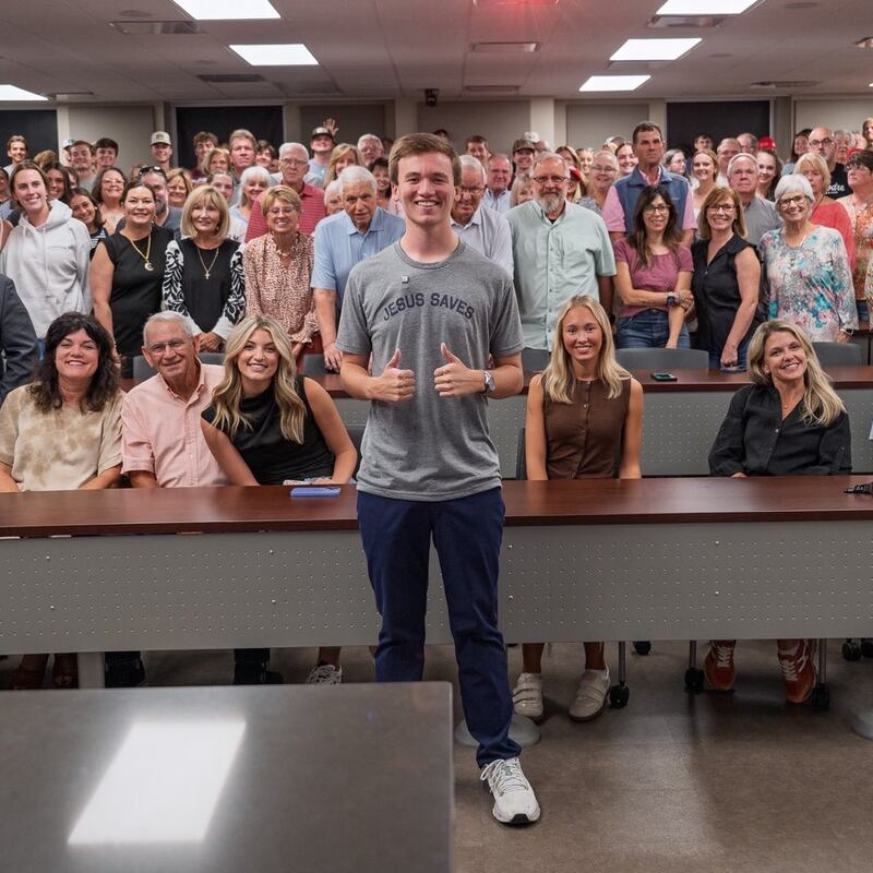 Brilyn Hollyhand at an Alabama speaking event.