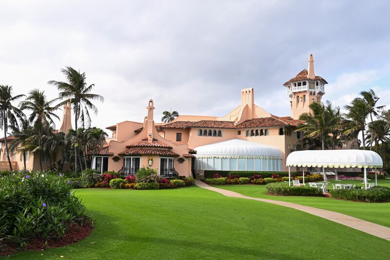 The main building of the Mar-a-Lago Club in Palm Beach, Florida on February 18,  2025. (Photo by ROBERTO SCHMIDT / AFP) (Photo by ROBERTO SCHMIDT/AFP via Getty Images)