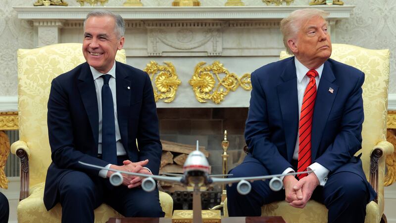 Donald Trump met with Mark Carney in the Oval Office earlier this month following the Canadian leader's election.