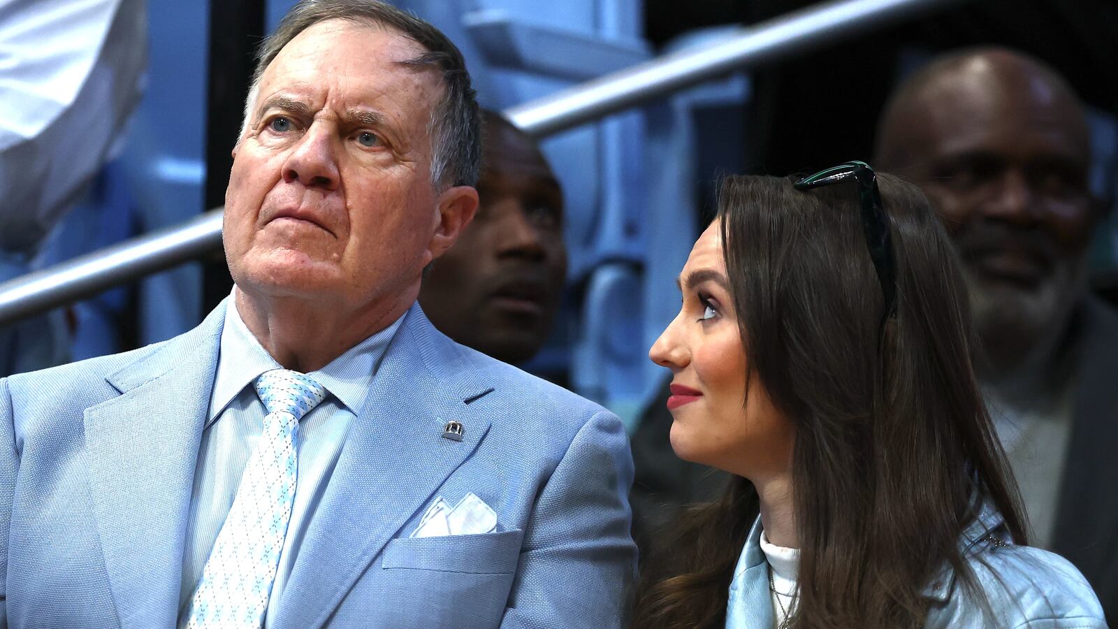 Bill Belichick and his girlfriend Jordon Hudson