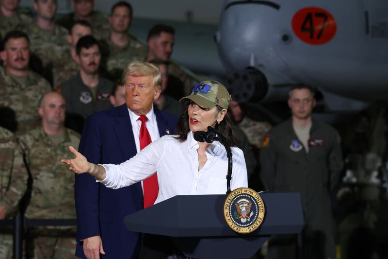 Donald Trump and Gretchen Whitmer