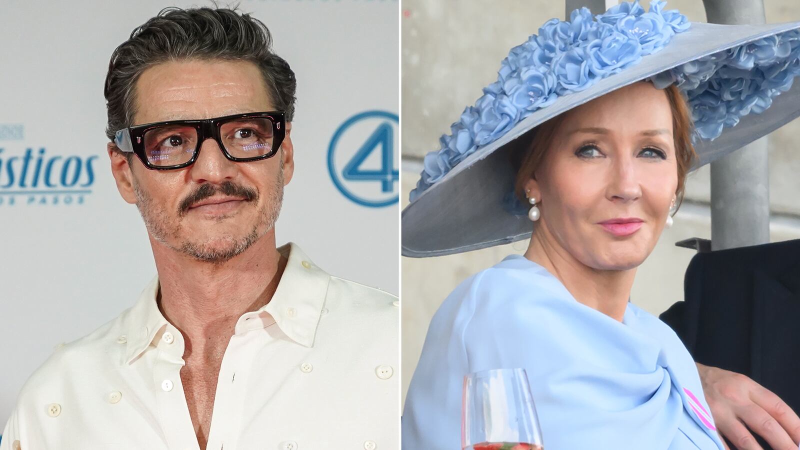 Pedro Pascal and JK Rowling