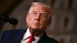 US President Donald Trump takes questions from journalists after announcing the US Navy's new Golden Fleet initiative, unveiling a new class of warships, at Mar-a-Lago in Palm Beach, Florida, on December 22, 2025. President Donald Trump on December 22 announced a new class of heavily armed warships that will be named after himself -- an honor usually reserved for US leaders who have left office.
Two of the Trump-class ships will be built initially but that number could grow substantially in the future, according to the president, who said they will be "some of the most lethal surface warfare ships" and "the largest battleship in the history of our country."
Trump made the announcement at his Mar-a-Lago residence in Florida alongside Pentagon chief Pete Hegseth, Secretary of State Marco Rubio and Navy Secretary John Phelan, with images of the planned high-tech vessels on stands nearby. (Photo by ANDREW CABALLERO-REYNOLDS / AFP via Getty Images)