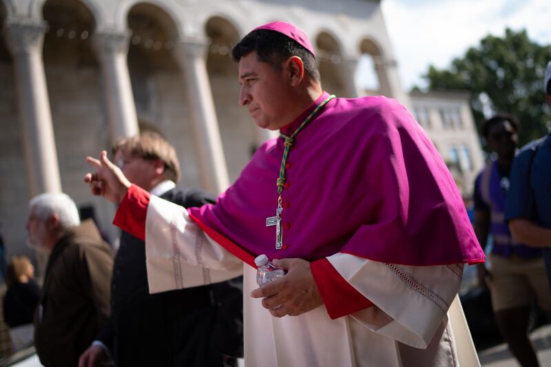 Evelio Menjivar-Ayala became a priest in 2004 and was named auxiliary bishop of the Archdiocese of Washington in 2023.