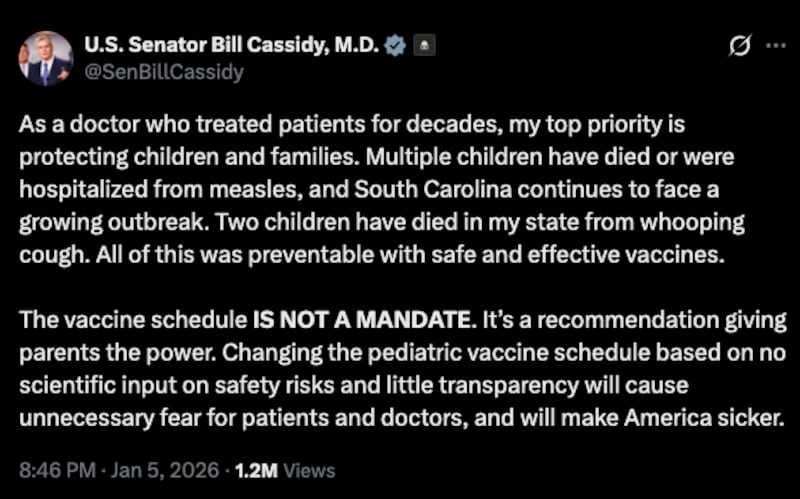 X/Sen. Cassidy