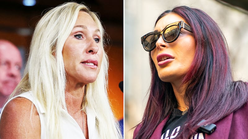 Marjorie Taylor Greene and Laura Loomer.