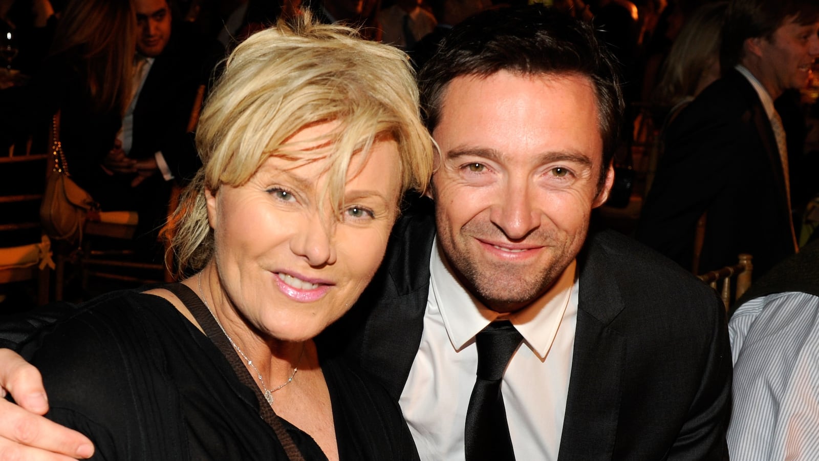 Deborah Lee Furness and Hugh Jackman