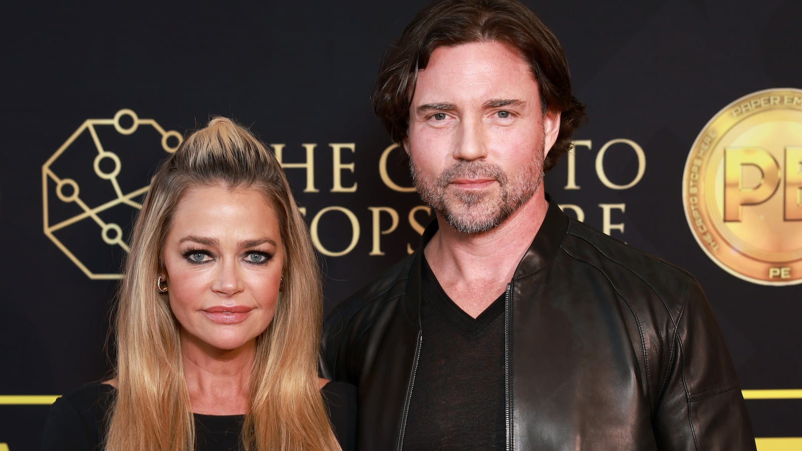 Denise Richards (left) and Aaron Phypers (right)