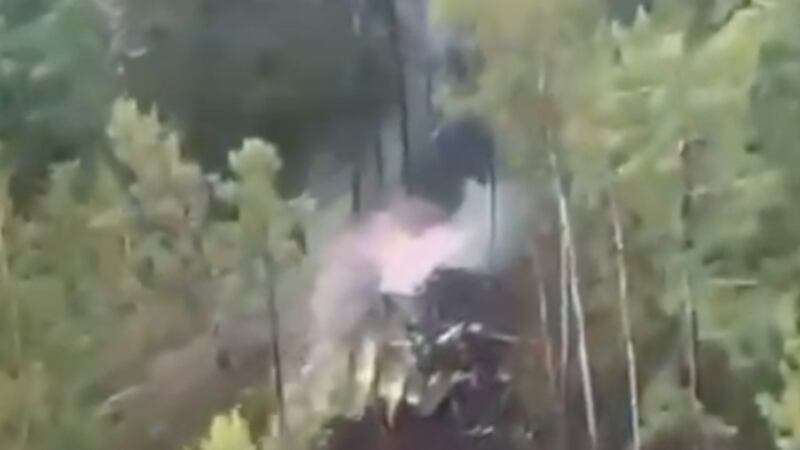 AMUR OBLAST, RUSSIA - JULY 24: (----EDITORIAL USE ONLY - MANDATORY CREDIT - 'RUSSIAN MINSITRY OF EMERGENCY SITUATIONS / HANDOUT' - NO MARKETING NO ADVERTISING CAMPAIGNS - DISTRIBUTED AS A SERVICE TO CLIENTS----) All aboard a Russian passenger plane that disappeared from radar during a flight in the Far East Amur region died, officials said, as rescuers located the missing aircraft, in Amur Oblast, Russia on July 24, 2025. The Antonov An-24 plane's wreckage was located, the Emergency Situations Ministry said on Telegram, adding that a helicopter of the Federal Air Transport Agency spotted the burning fuselage during search efforts. According to preliminary information, there were 43 passengers, including five children, and six crew members on board the plane. (Photo by Russia Ministry of Emergency Situations/Handout/Anadolu via Getty Images)