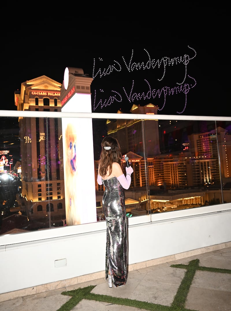 Lisa Vanderpump at the opening of The Vanderpump Hotel