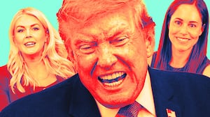 Donald Trump, Karoline Leavitt and Emily Underwood