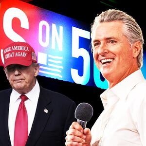 Gavin Newsom, Donald Trump
