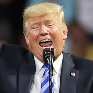 Donald Trump and Ilhan Omar