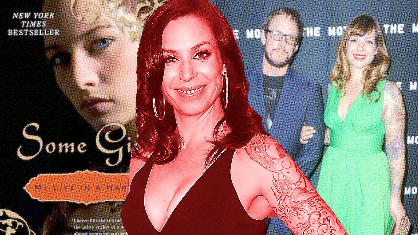 Jillian Lauren photo composite