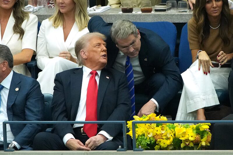 Donald Trump and Scott Bessent