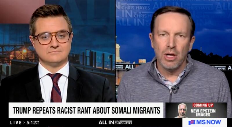 Sen. Chris Murphy on All In with Chris Hayes on MS NOW