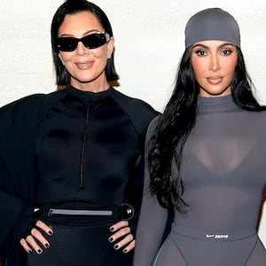 Kris Jenner, Kim Kardashian and Khloé Kardashian attend a NikeSKIMS launch event on September 24, 2025 in New York City.