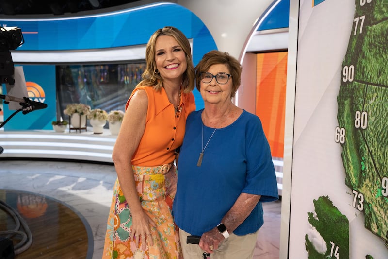 Savannah Guthrie and Nancy Guthrie stand side-by-side.