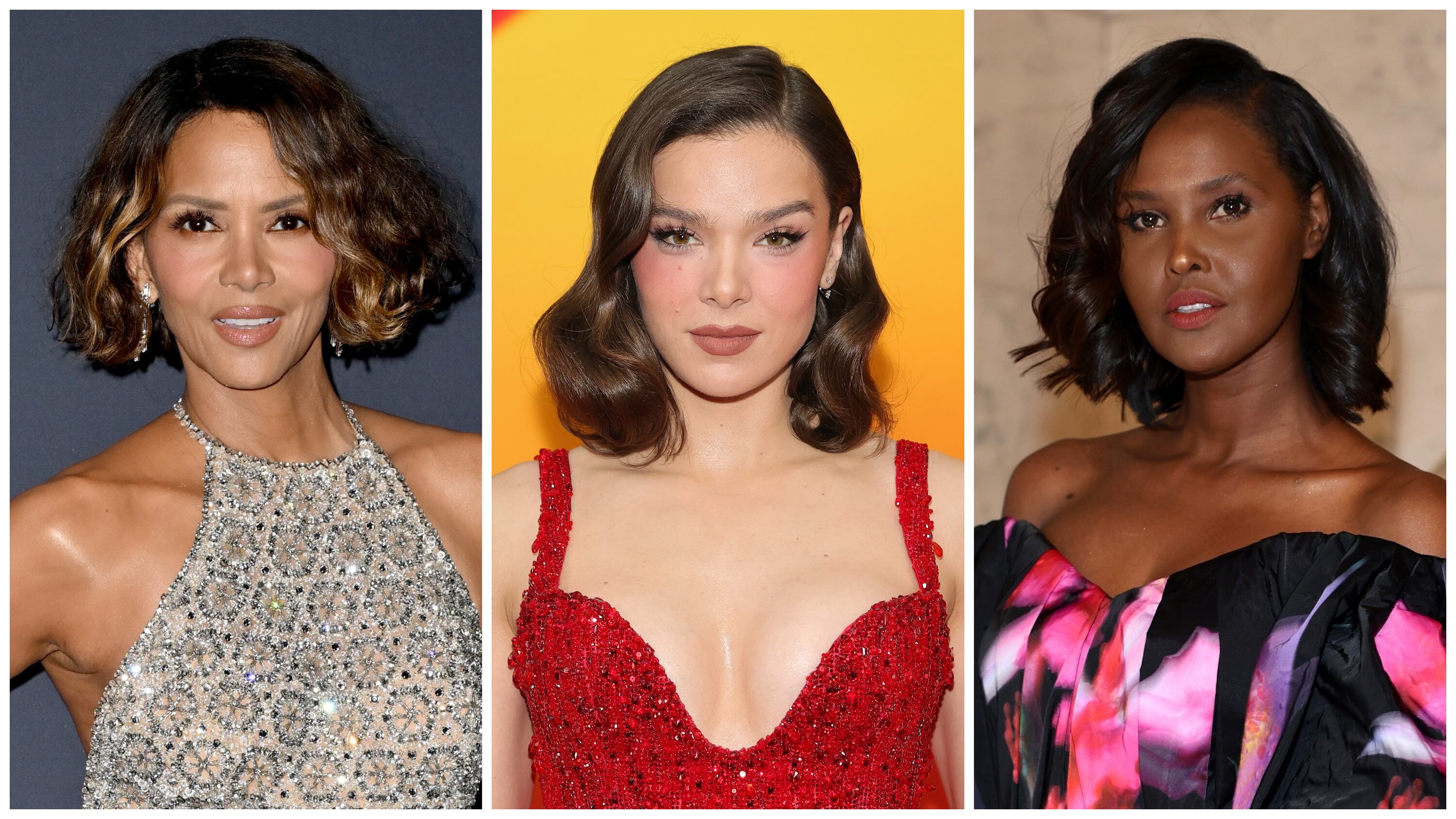 The effortless Riviera bob, shown on Halle Berry, Hailee Steinfeld, and Ubah Hassan