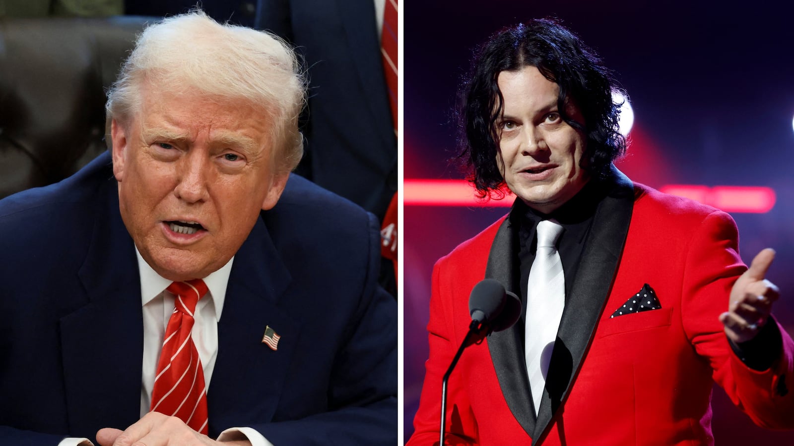Donald Trump and Jack White