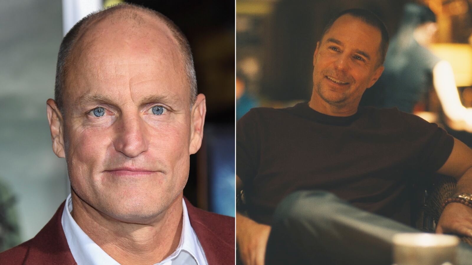 Woody Harrelson, White Lotus still photos split