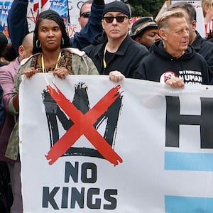 John Cusack at the Chicago No Kings Protest, October 18 2025