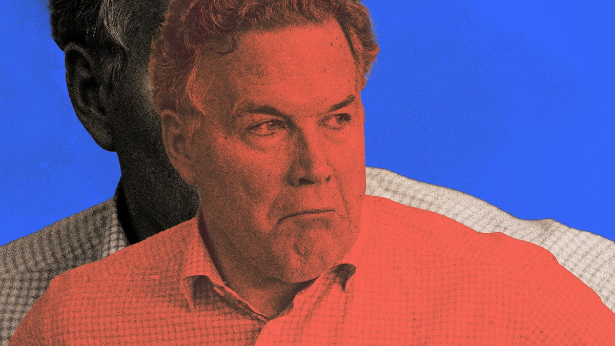 A photo illustration of Dave McCormick