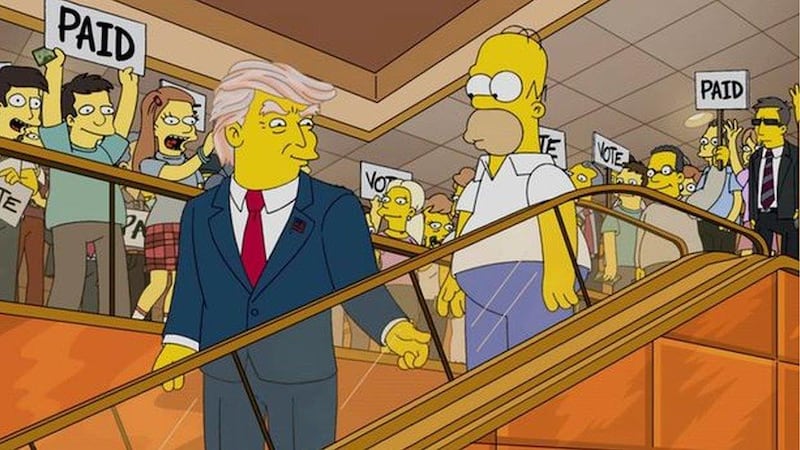 Donald Trump in "The Simpsons"