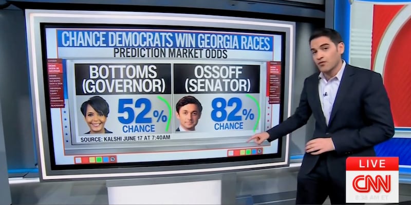 Democratic Sen. Jon Ossoff is heavily favored to retain his Senate seat.